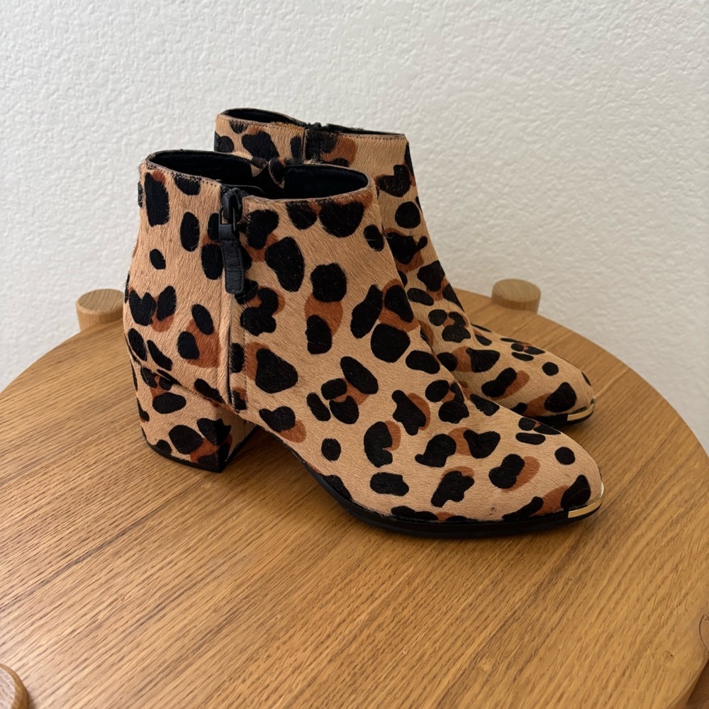 Cole Haan Grand Ambition Leopard print ankle booties Size 8.5B